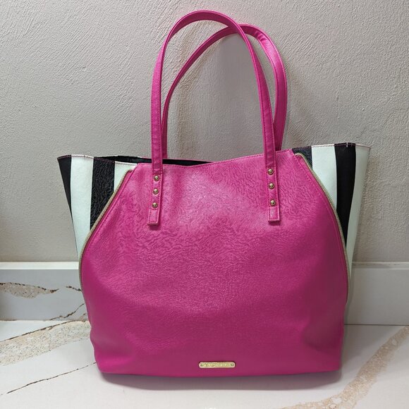 Juicy Couture Handbags - Juicy Couture large tote bag, vibrant pink, EUC.
